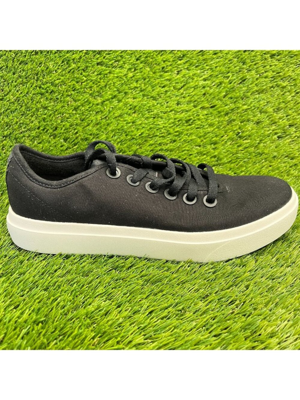 Allbirds Canvas Piper 2 Mens Size 9.5 Black Athletic Running Shoes Sneakers